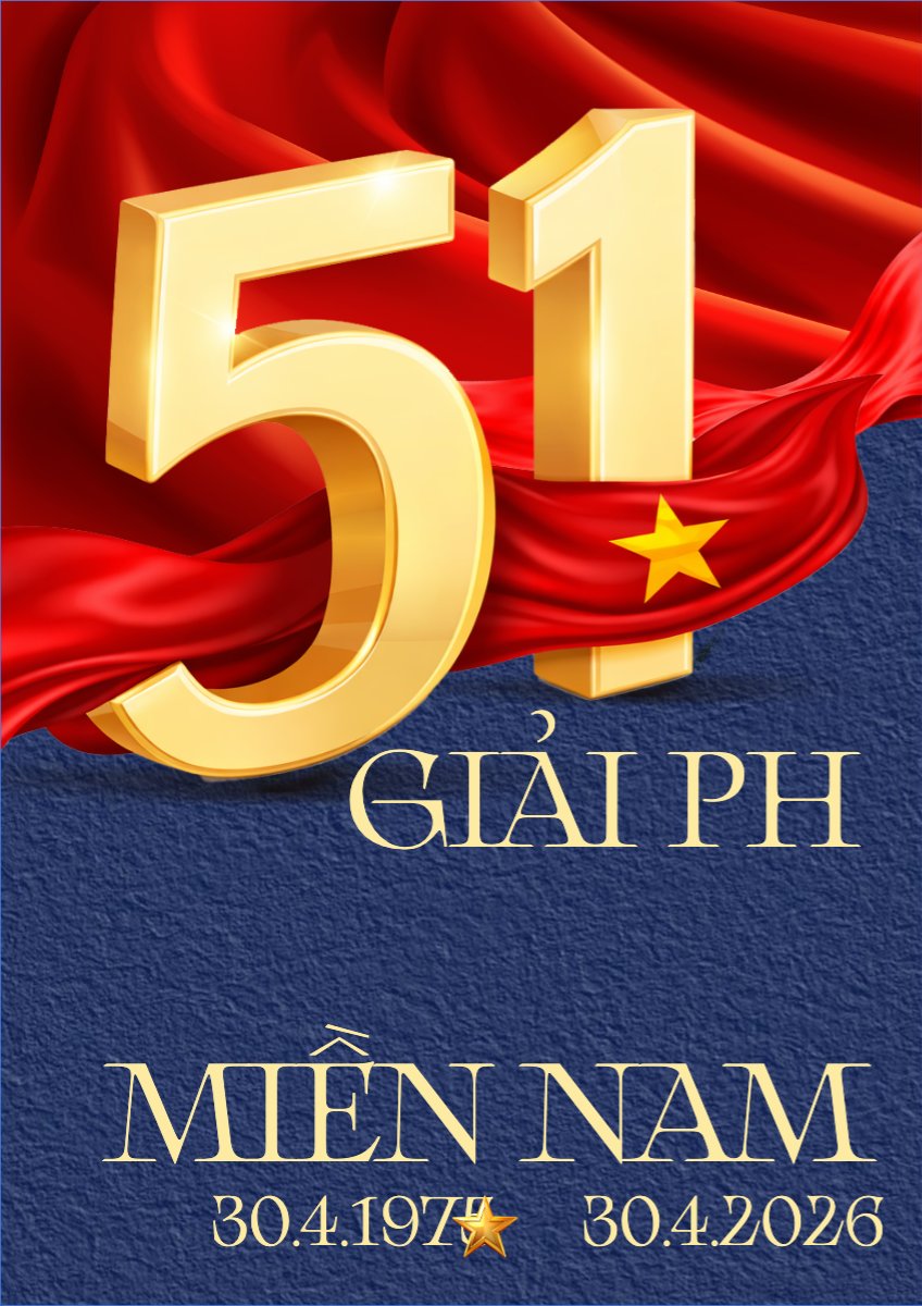 Mẫu Poster chuẩn Mừng ngày Giải phóng miền Nam, thống nhất đất nước — LayerPic