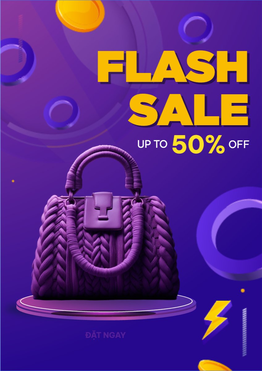Mẫu Poster chuẩn Fashion, thời trang, quần áo, trang phục, clothes, outfit, túi xách, bag — LayerPic