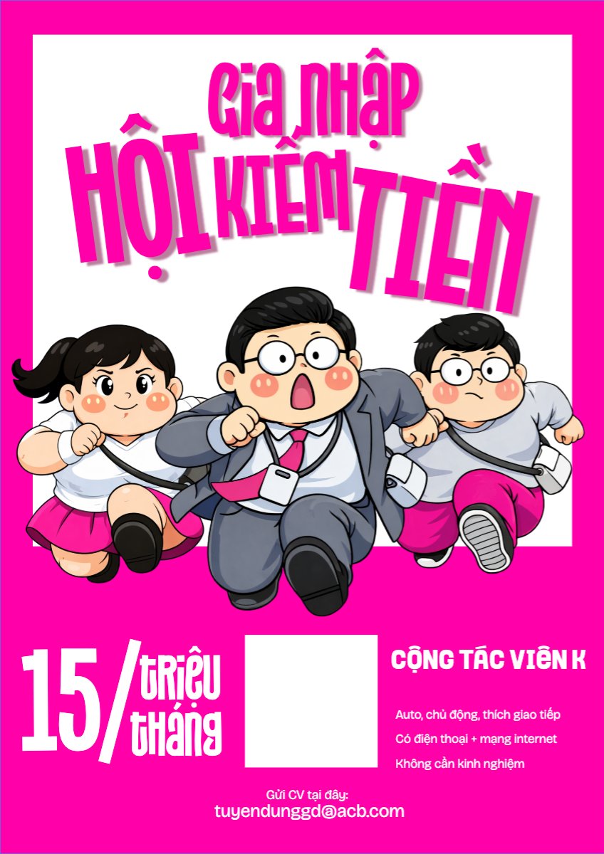 Mẫu Poster chuẩn Tuyển dụng kinh doanh — LayerPic