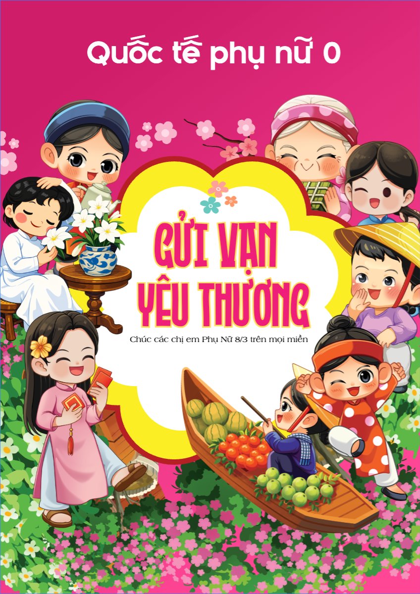 Mẫu Poster chuẩn Gửi vạn yêu thương — LayerPic