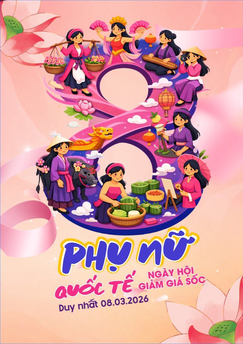 Ngày hội giảm giá 8/3