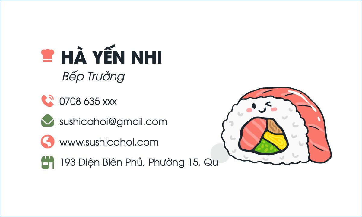 Mẫu Danh thiếp Đồ ăn, food, thực phẩm, ẩm thực, món ăn, F&B, thức ăn — LayerPic