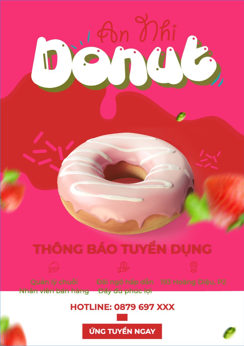 Mẫu Poster chuẩn Đồ ăn, food, thực phẩm, ẩm thực, món ăn, F&B, nhà hàng, thức ăn, cake, bánh ngọt — LayerPic