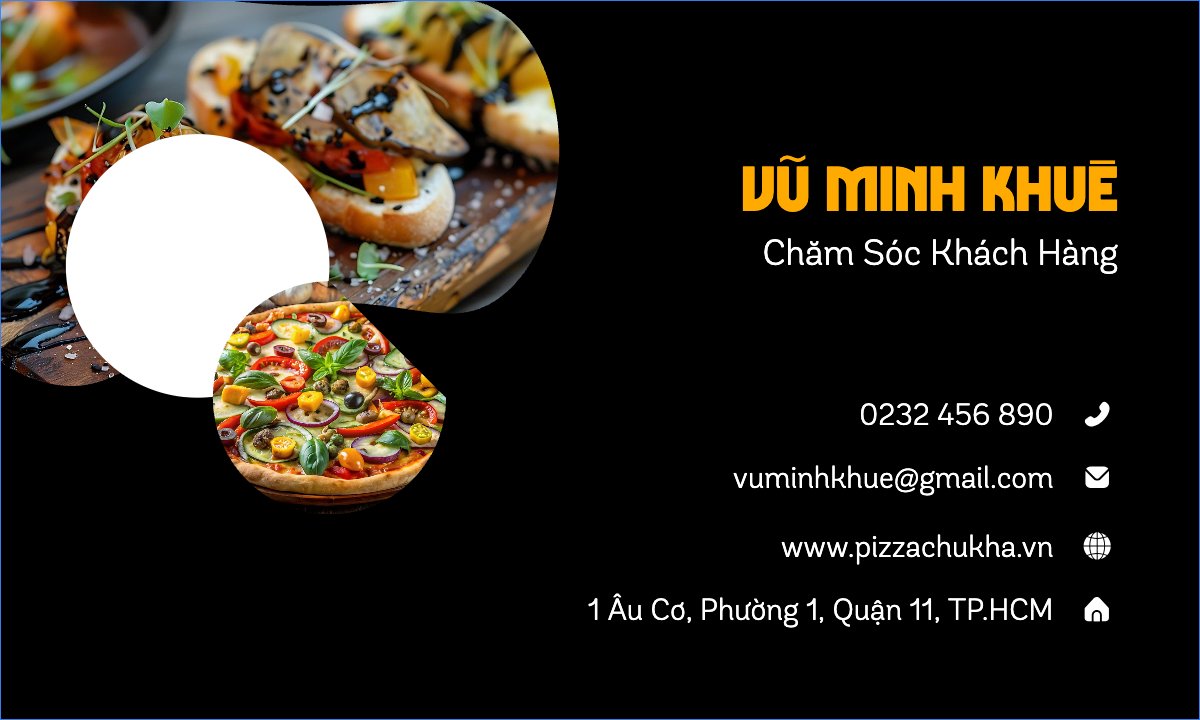 Mẫu Danh thiếp Đồ ăn, food, thực phẩm, ẩm thực, món ăn, F&B, thức ăn — LayerPic
