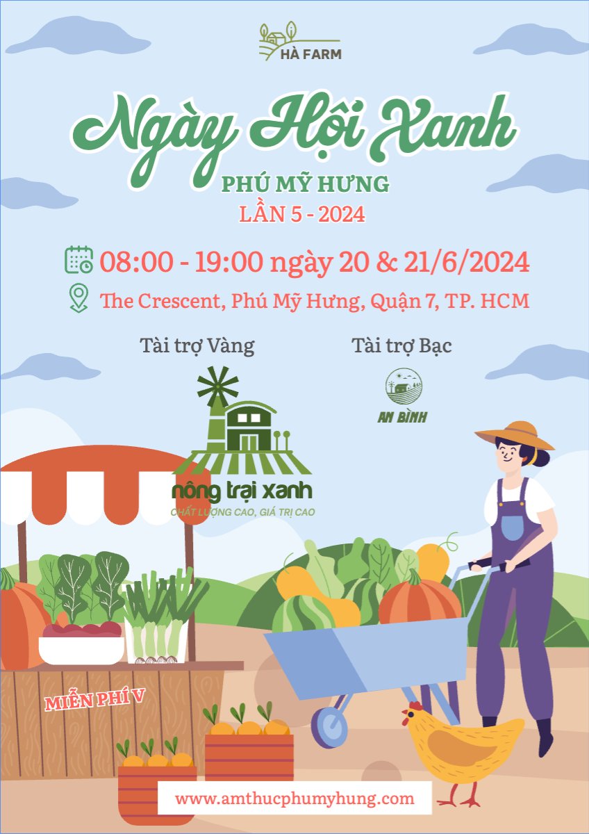 Mẫu Poster chuẩn Nông sản, agricultural, farm, thực phẩm sạch — LayerPic