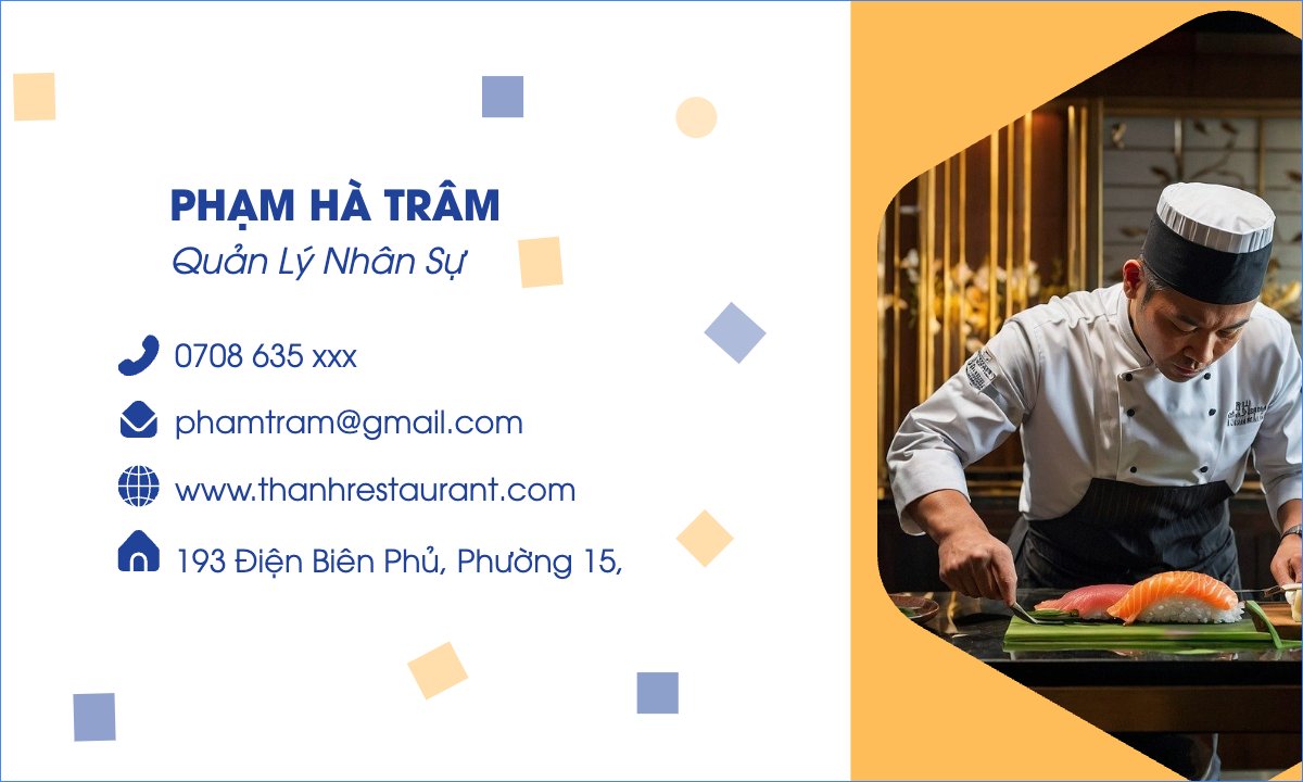 Mẫu Danh thiếp Đồ ăn, food, thực phẩm, ẩm thực, món ăn, F&B, thức ăn — LayerPic