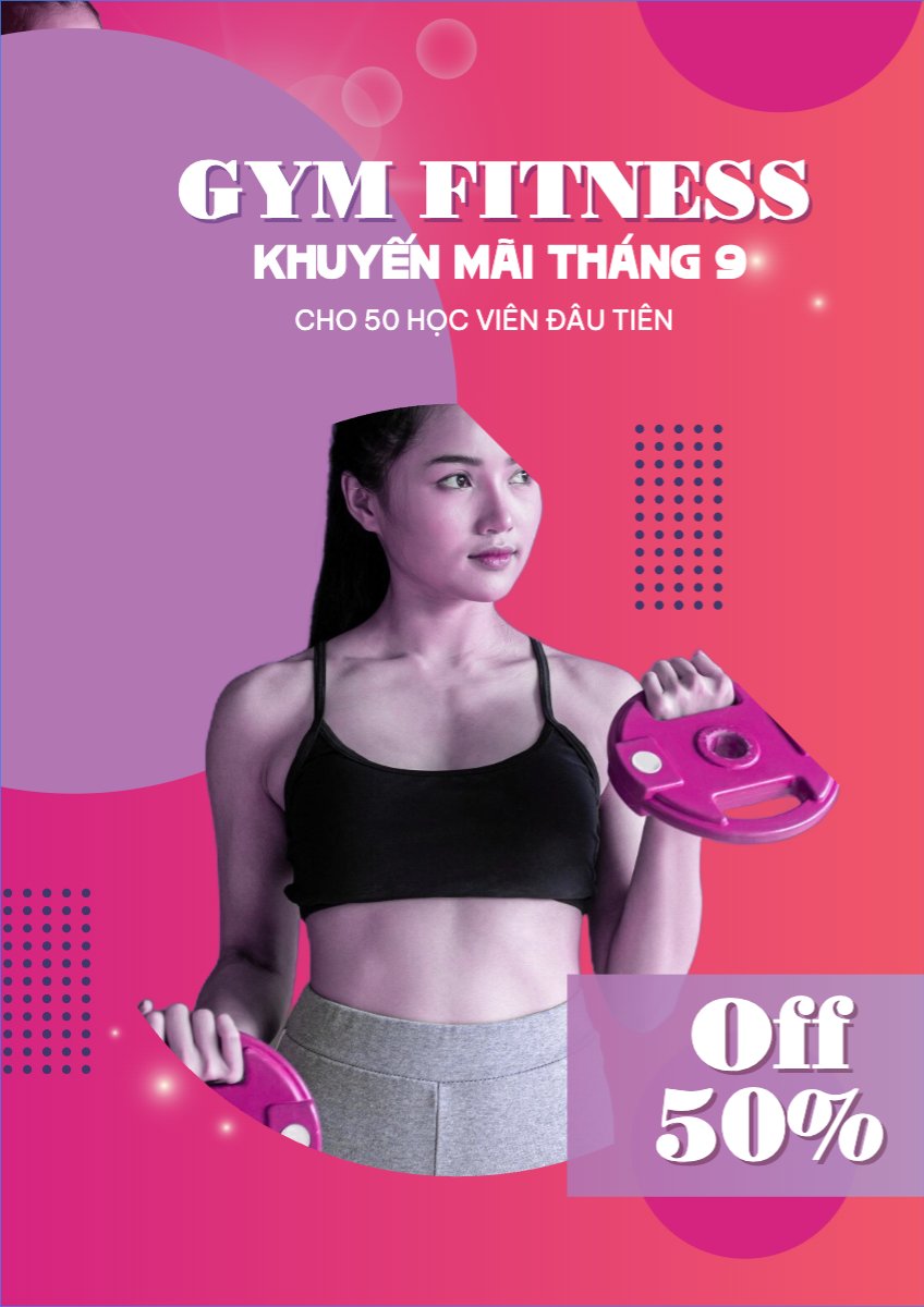 Mẫu Poster chuẩn Spa, beauty, làm đẹp, thẩm mỹ, gym, yoga — LayerPic