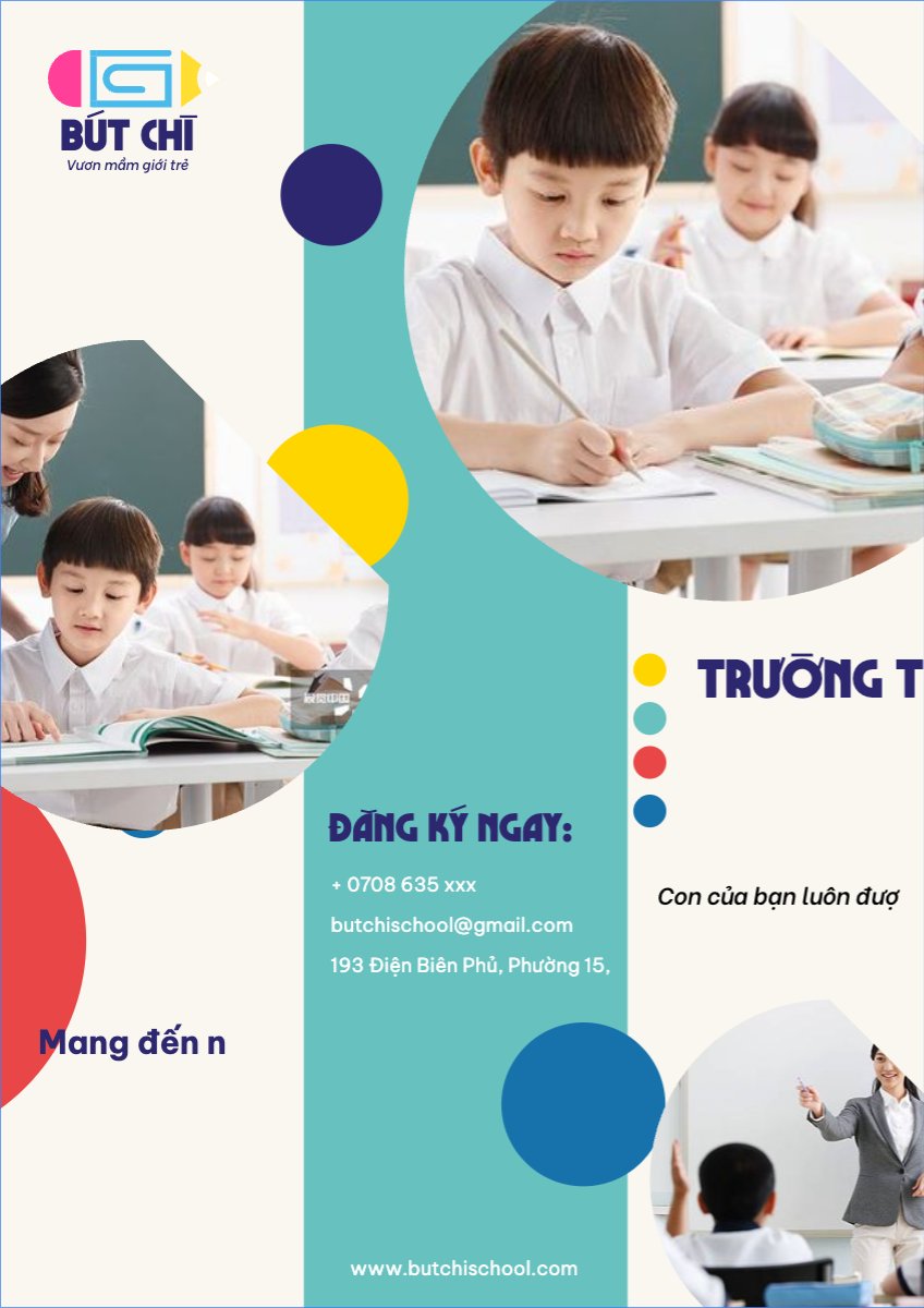 Mẫu Poster chuẩn Giáo dục, education, school, trường học — LayerPic