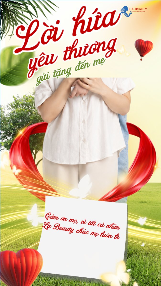 Mẫu Bài post MXH (9:16) Lời hứa yêu thương gửi tặng đến mẹ — LayerPic