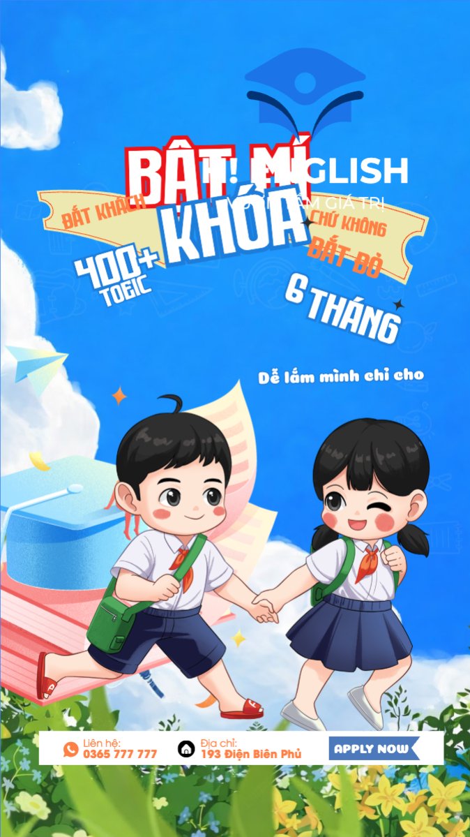 Mẫu Bài post MXH (9:16) Bật mí khóa học — LayerPic