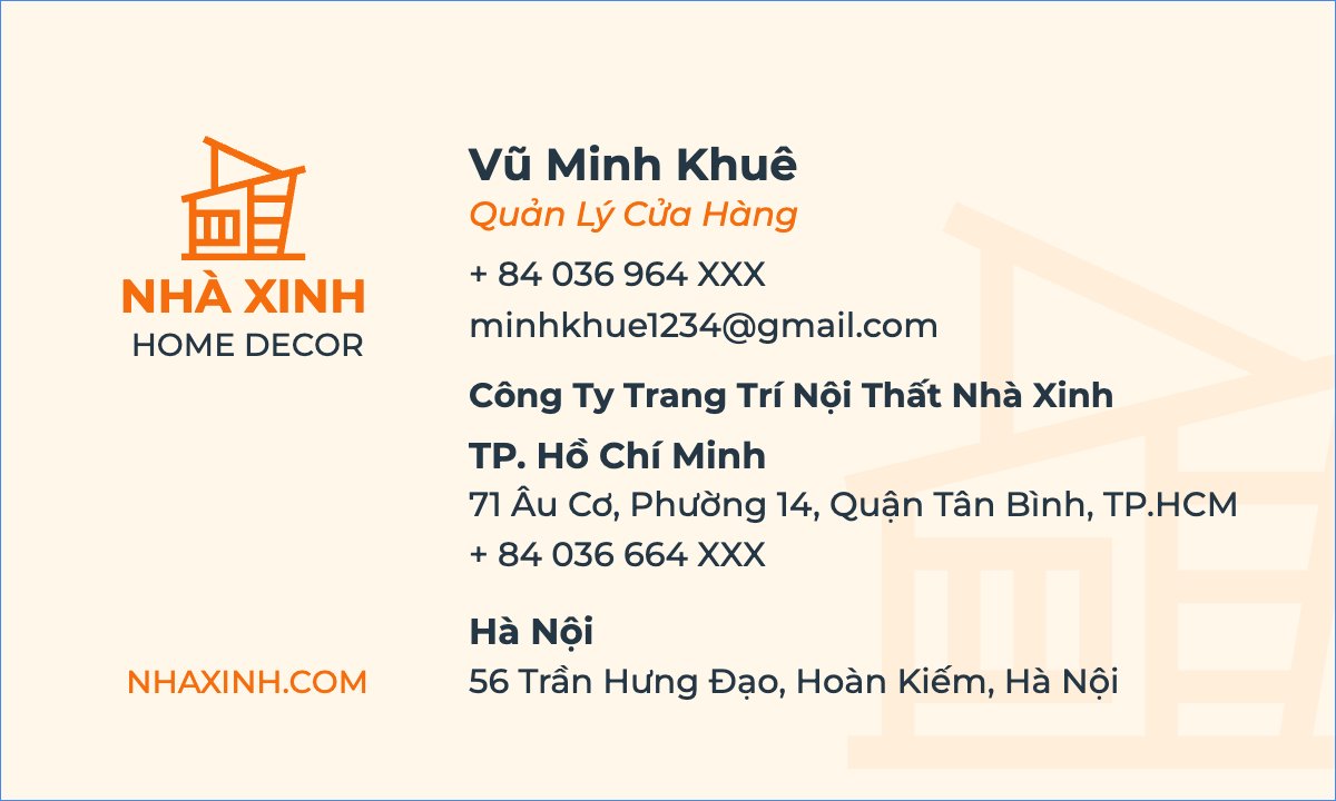 Mẫu Danh thiếp Xây dựng, build, nội thất, bất động sản, interior, real estate, decor — LayerPic