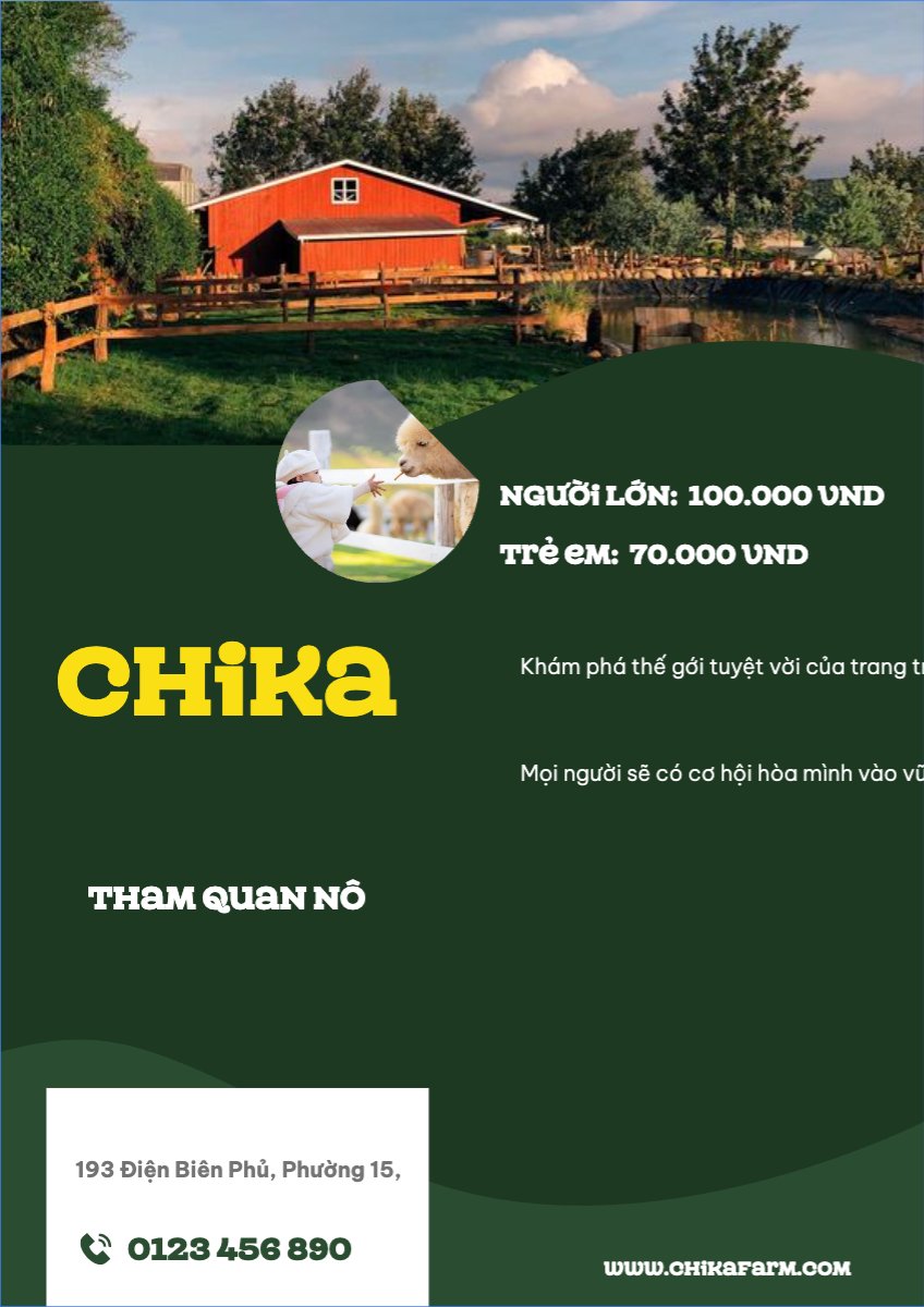 Mẫu Poster chuẩn Nông sản, agricultural, farm, nông trại — LayerPic