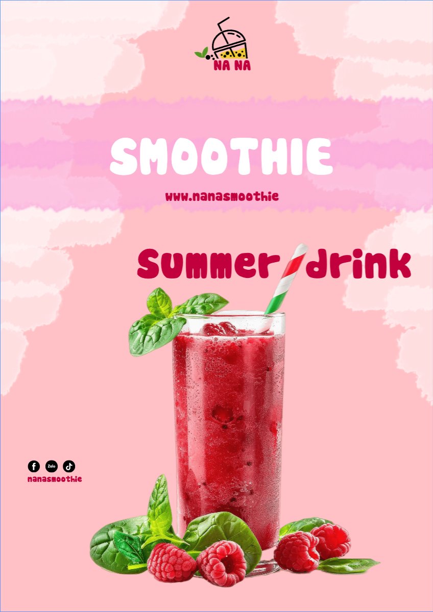 Mẫu Poster chuẩn Nước uống, juice, giải khát, F&B, drink — LayerPic