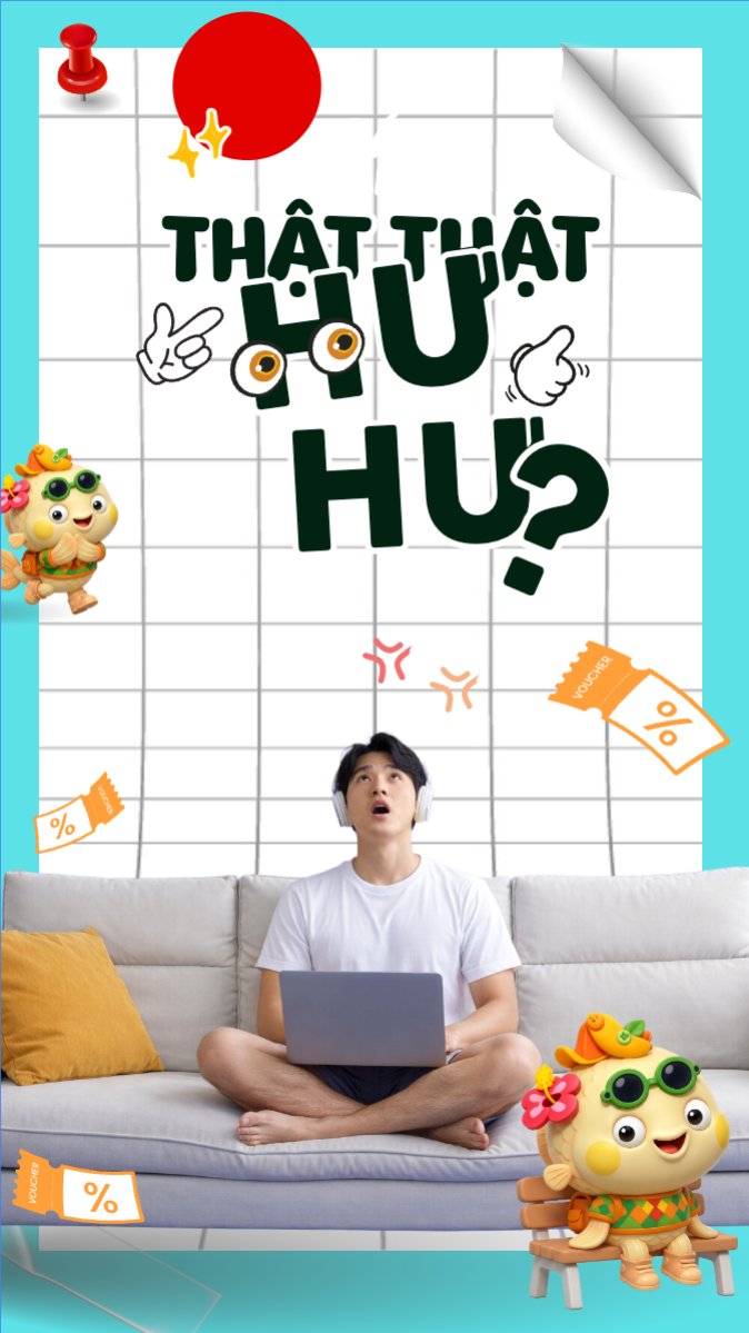 Mẫu Bài post MXH (9:16) Cá tháng tư giảm giá — LayerPic