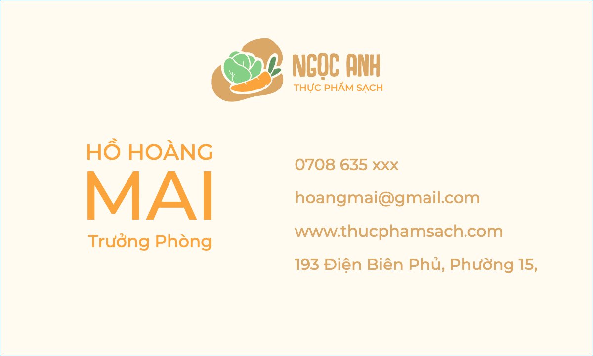 Mẫu Danh thiếp Nông sản, agricultural, farm, gạo, ẩm thực — LayerPic