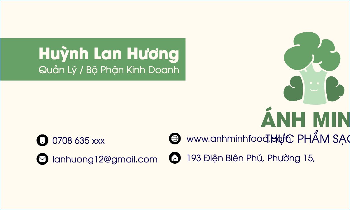 Mẫu Danh thiếp Nông sản, agricultural, farm, gạo, ẩm thực — LayerPic