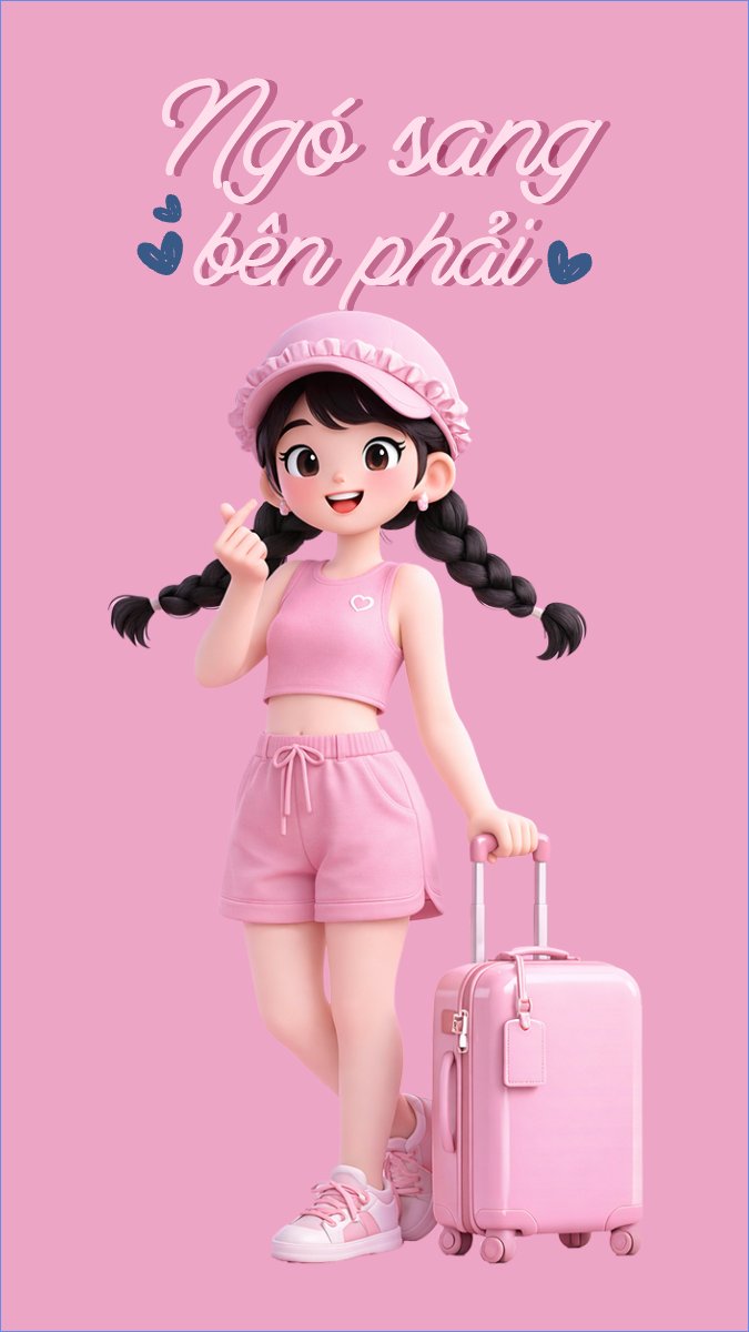 Ngó sang bên phải, nhìn sang bên trái