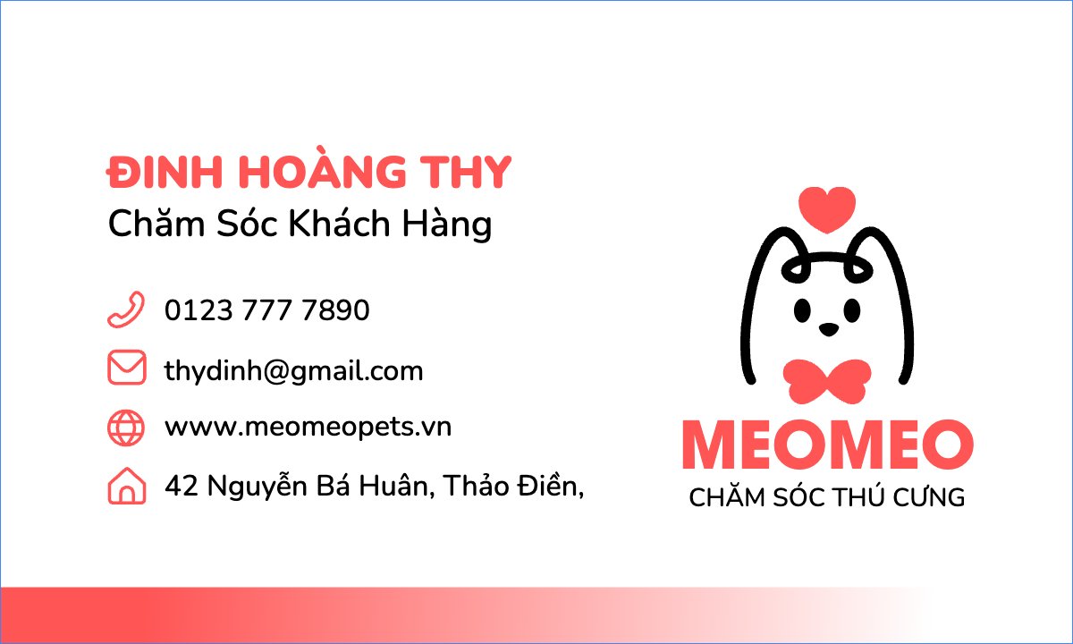 Mẫu Danh thiếp Pet, thú cưng, thú nuôi, động vật, animal — LayerPic