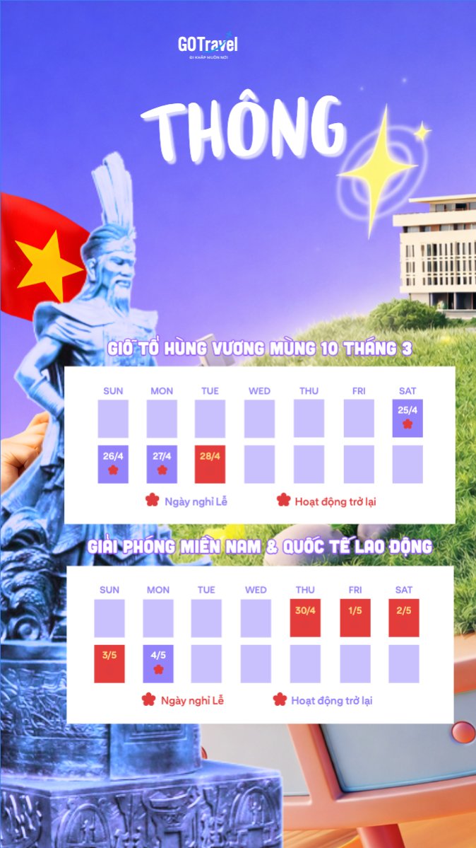 Mẫu Bài post MXH (9:16) Thông báo nghỉ lễ 2026 — LayerPic