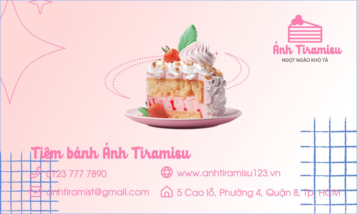 Mẫu Danh thiếp Đồ ăn, food, thực phẩm, ẩm thực, món ăn, F&B, thức ăn, bánh kem, bánh ngọt, cake — LayerPic