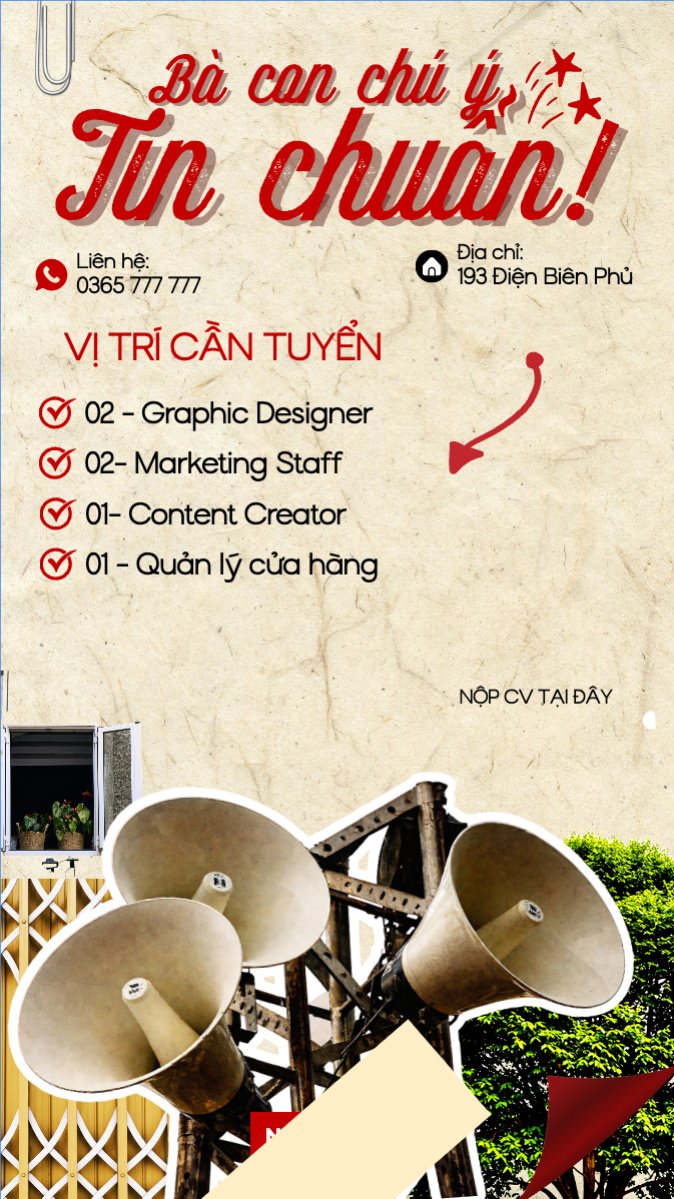 Mẫu Bài post MXH (9:16) Tuyển dụng nhân tài — LayerPic