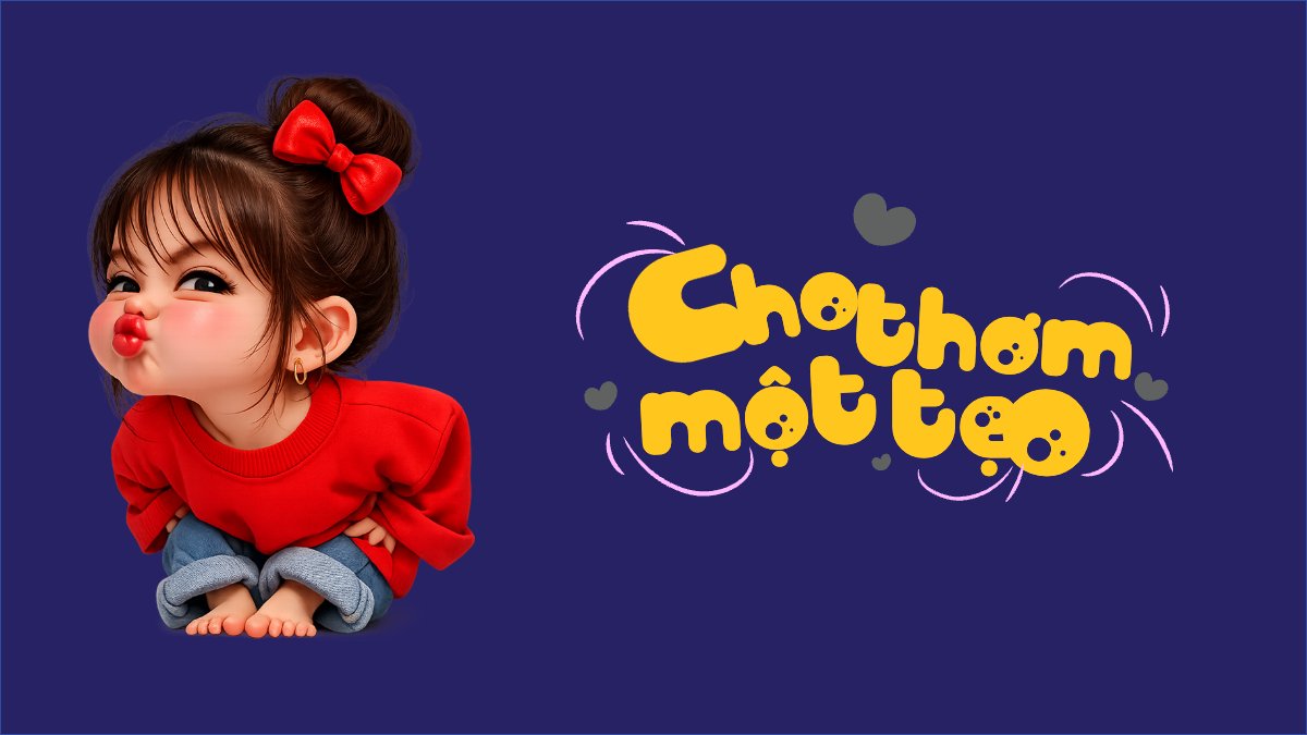 Mẫu Hình nền máy tính Cho thơm một tẹo — LayerPic