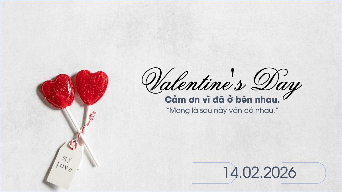 Mẫu Hình nền máy tính Happy valentine's day — LayerPic