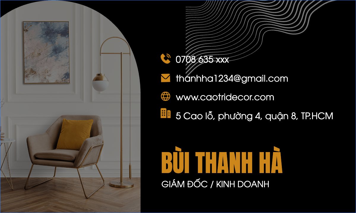 Mẫu Danh thiếp Xây dựng, build, nội thất, bất động sản, interior, real estate, — LayerPic