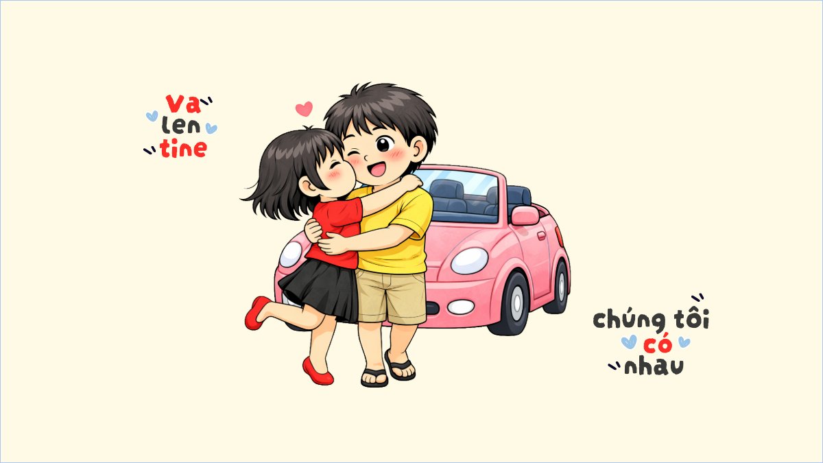 Mẫu Hình nền máy tính Valentine chúng tôi có nhau — LayerPic