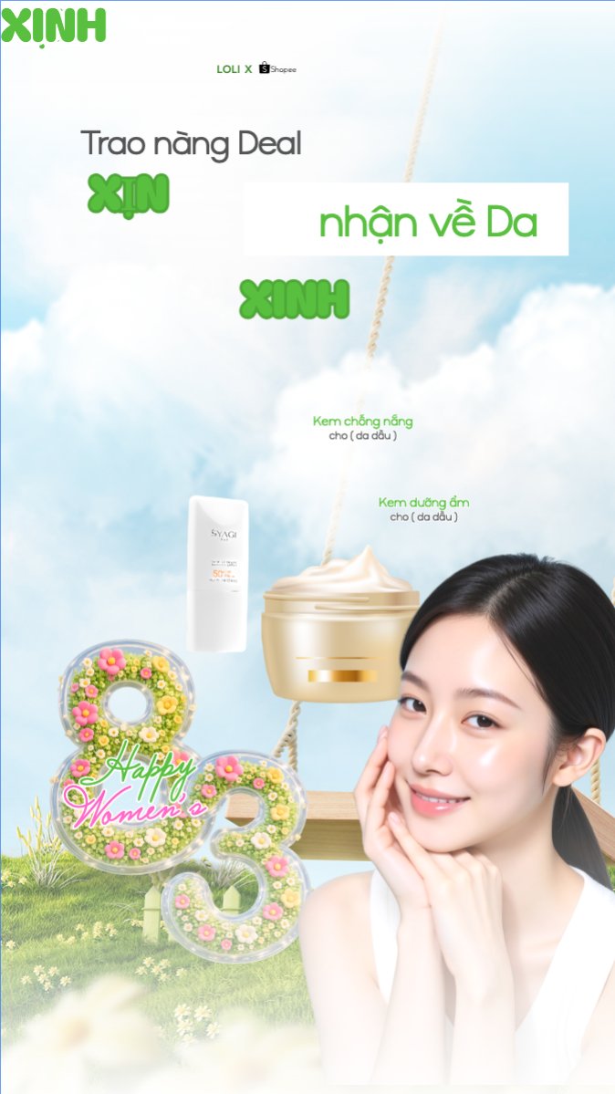 Trao nàng deal xịn nhận về da xinh