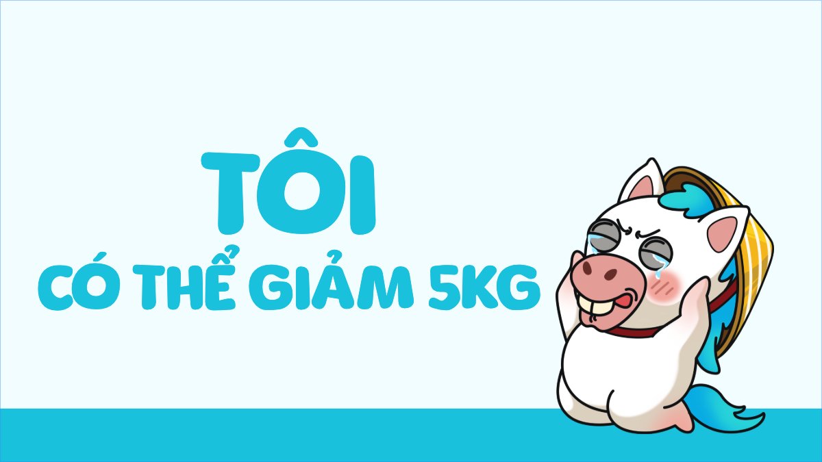 Mẫu Hình nền máy tính Tôi có thể giảm 5kg trước Tết — LayerPic