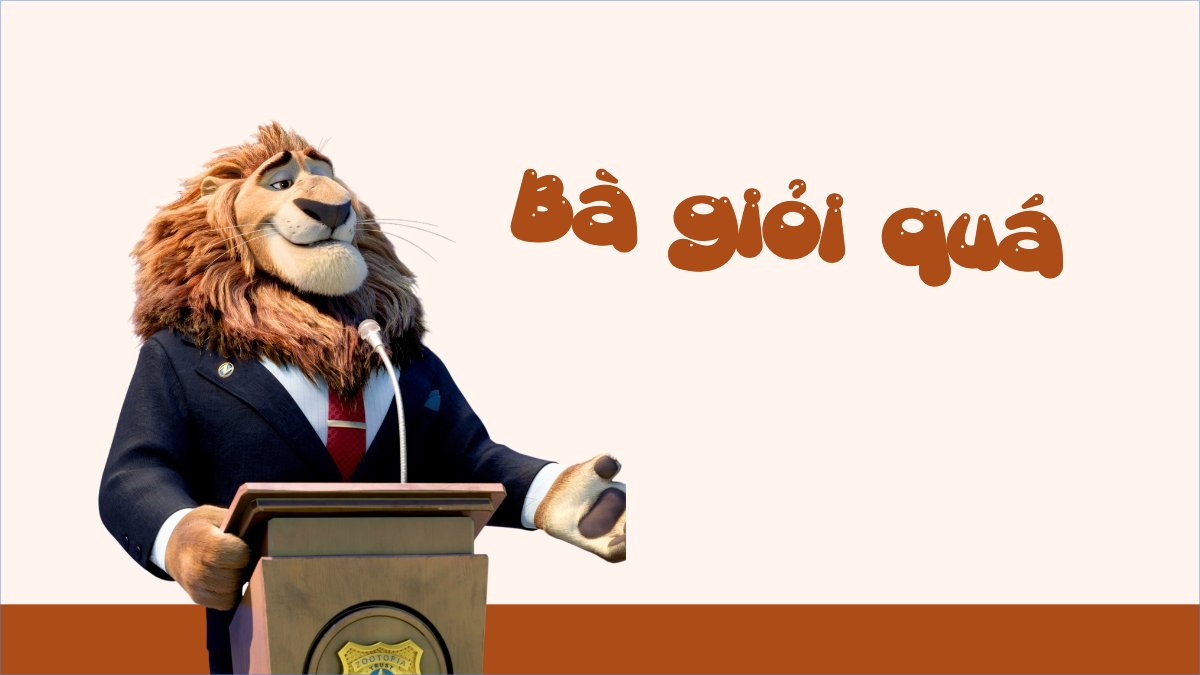 Bà giỏi quá thì bà vô bà làm