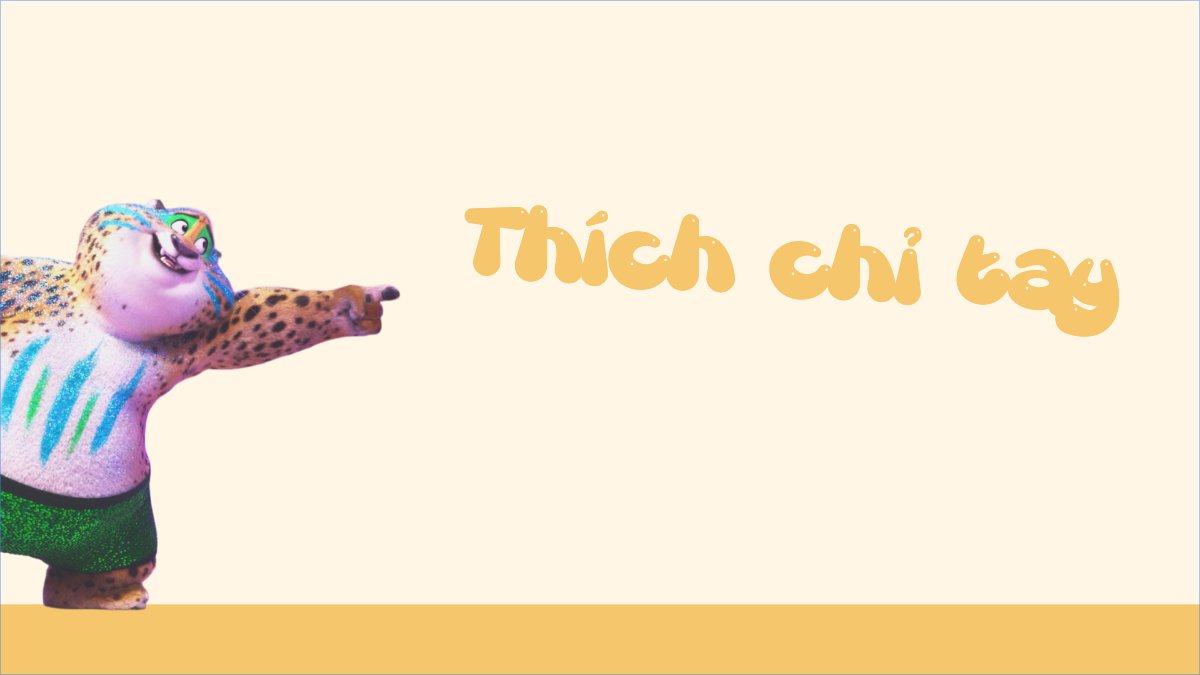 Thích chỉ tay quá thì dô mà làm