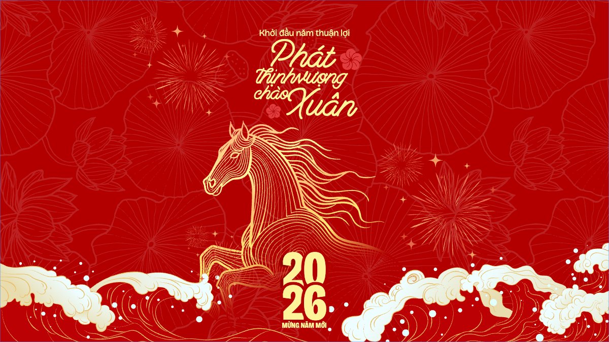Mẫu Hình nền máy tính Phát thịnh vượng chào xuân — LayerPic