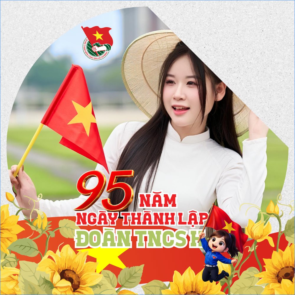 Mẫu Ảnh đại diện - Avatar Ngày thành lập Đoàn TNCS Hồ Chí Minh — LayerPic