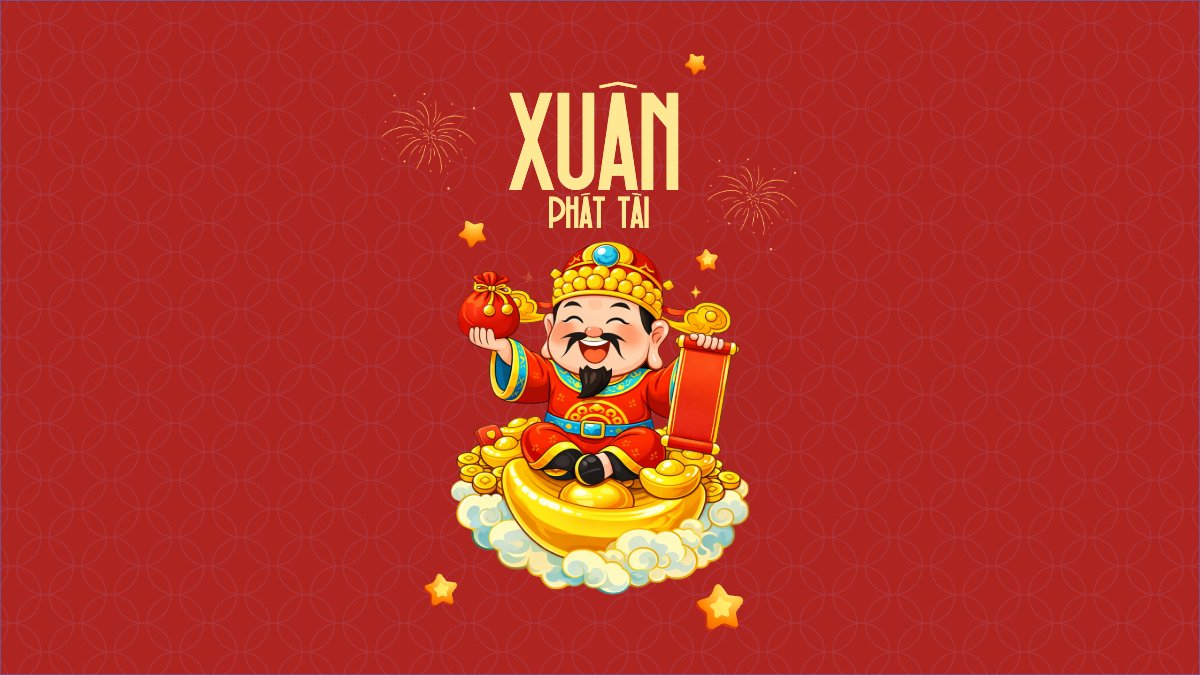 Mẫu Hình nền máy tính Xuân phát tài — LayerPic