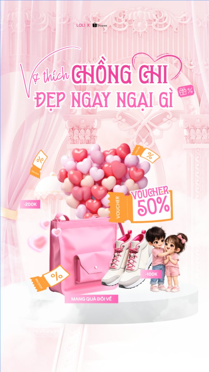 Vợ thích chồng chi đẹp ngay ngại gì