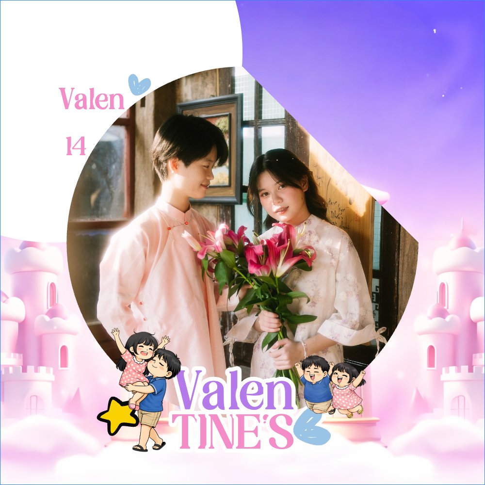 Mẫu Ảnh đại diện - Avatar Happy Valentine's Day — LayerPic