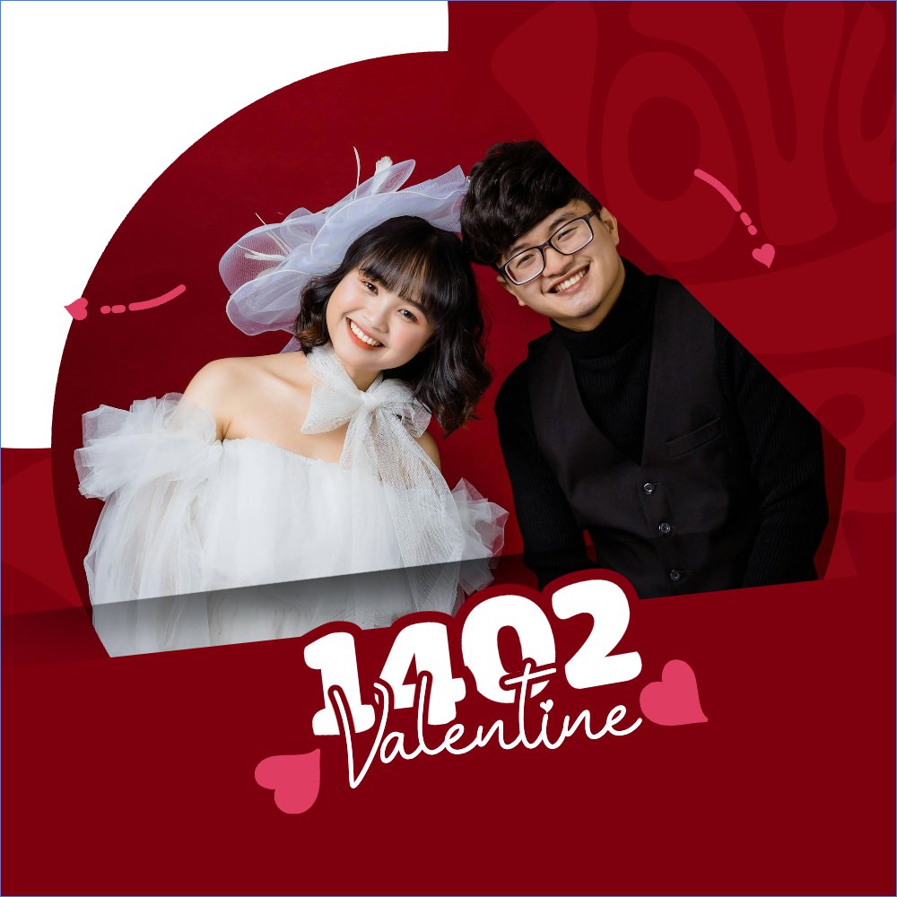 Mẫu Ảnh đại diện - Avatar Happy Valentine's Day — LayerPic