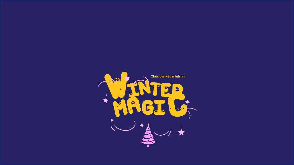 Mẫu Hình nền máy tính Winter Magic — LayerPic