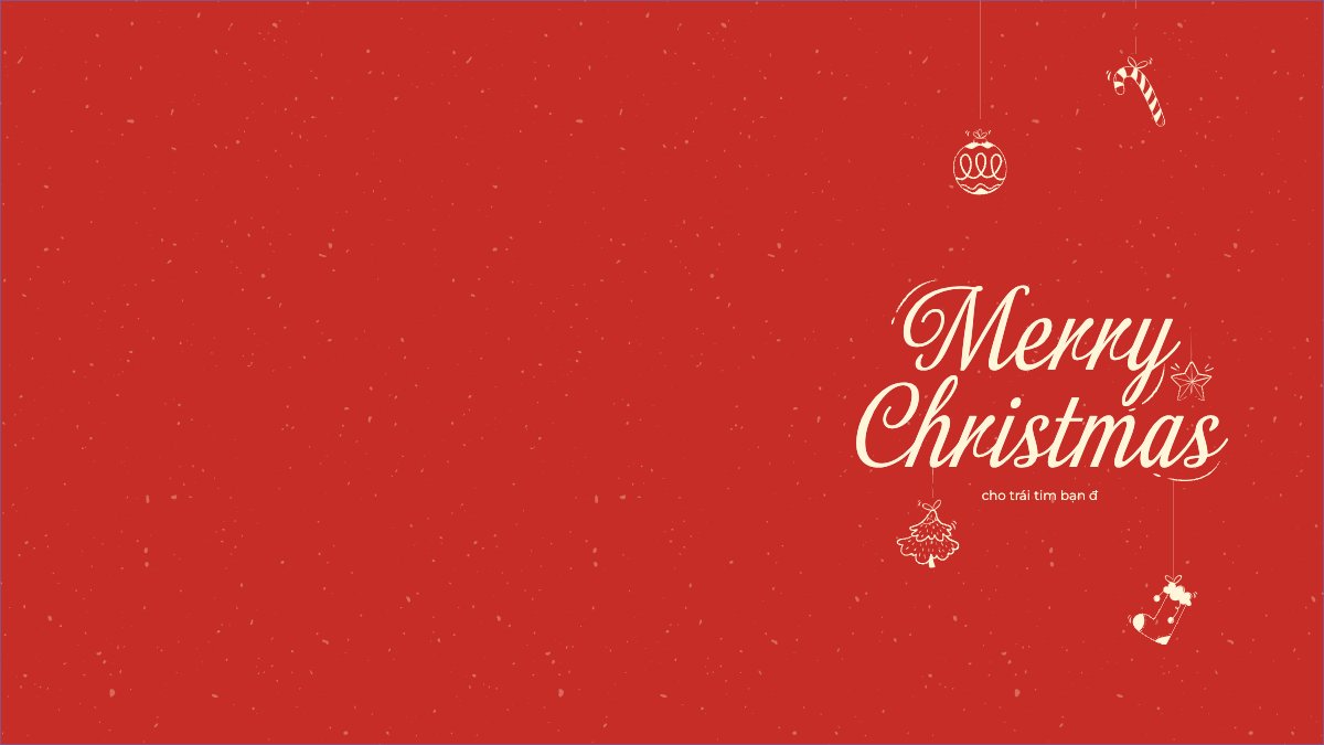 Mẫu Hình nền máy tính Merry Christmas — LayerPic