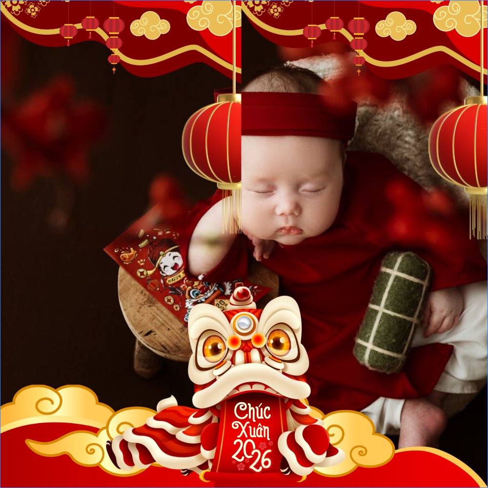 Mẫu Ảnh đại diện - Avatar Chúc Xuân 2026 — LayerPic