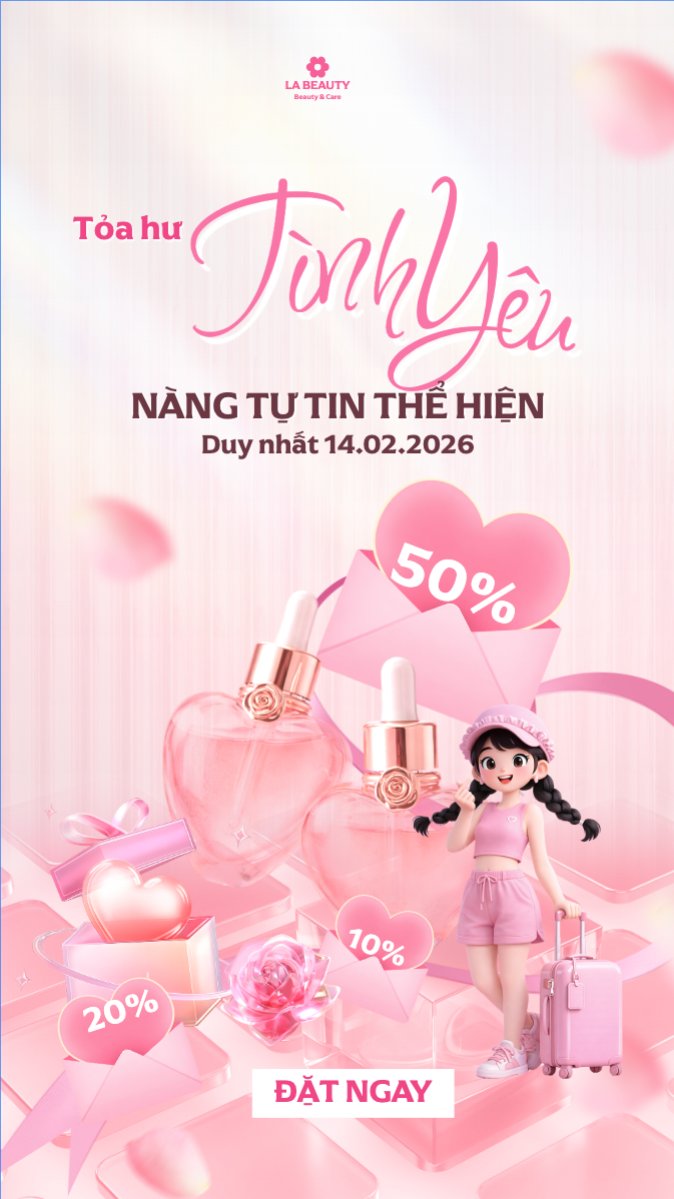 Mẫu Bài post MXH (9:16) Tỏa hương thơm tình yêu nàng tự tin thể hiện — LayerPic