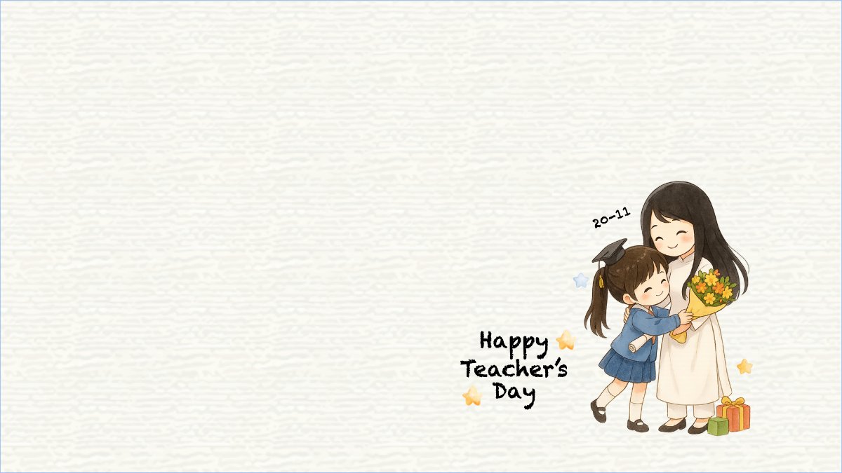Happy Teacher's day 20/11