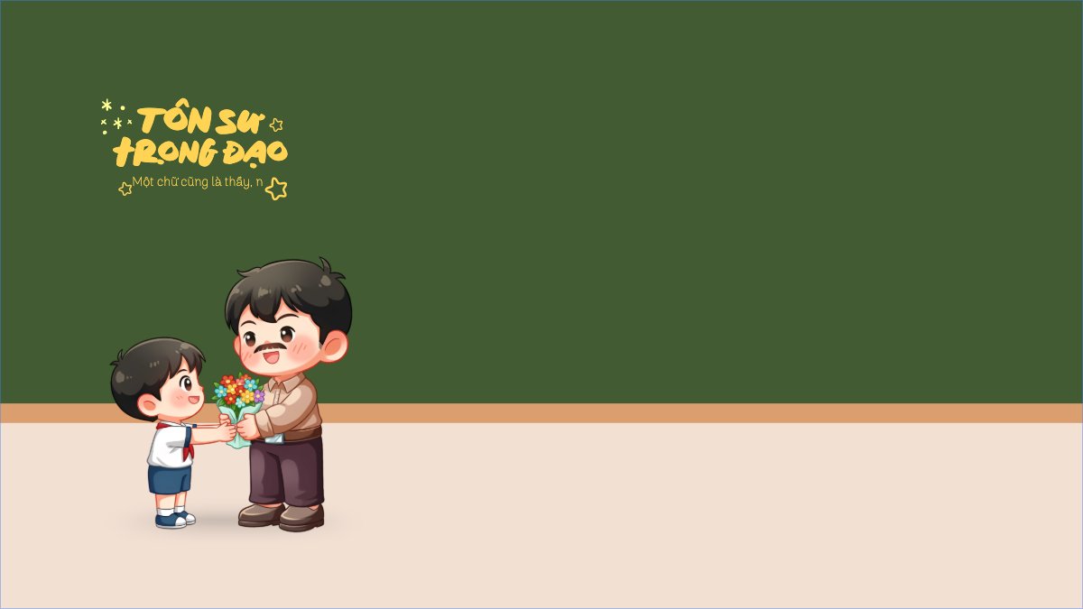 Mẫu Hình nền máy tính Tôn sư trọng đạo — LayerPic