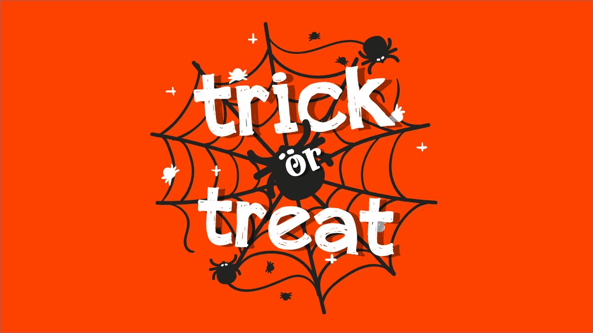 Mẫu Hình nền máy tính Halloween, lễ hội ma quái, sự kiện, event, dễ thương, cute, chibi, hoạt hình, cartoon — LayerPic