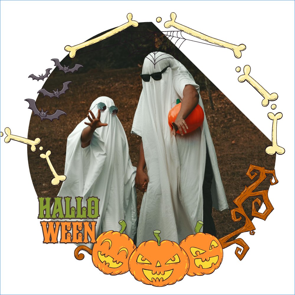 Halloween, lễ hội ma quái, sự kiện, event, dễ thương, cute, chibi, hoạt hình, cartoon