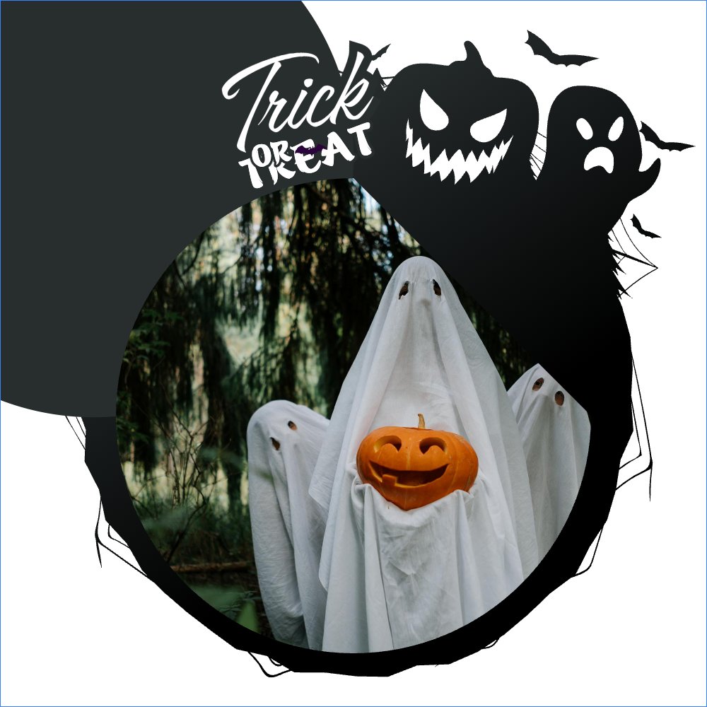 Halloween, lễ hội ma quái, sự kiện, event, dễ thương, cute, chibi, hoạt hình, cartoon