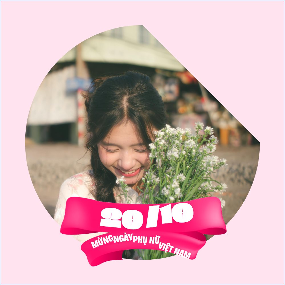 20/10, Ngày phụ nữ Việt Nam, Vietnamese Women's Day, phụ nữ, sự kiện, event, dễ thương, cute, đơn giản, simple