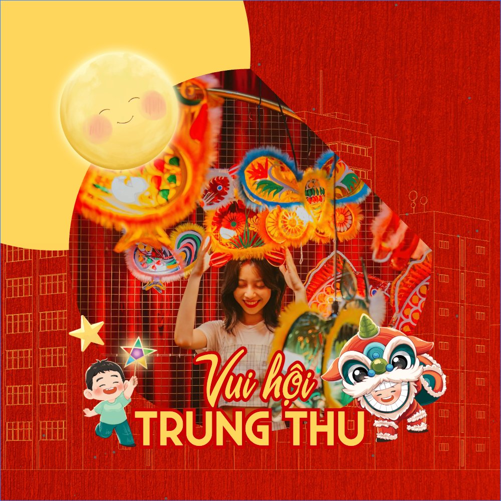 Mẫu Ảnh đại diện - Avatar Trung thu, Tết Đoàn Viên, mid-autumn festival, sự kiện, event, dễ thương, cute, chibi, hoạt hình, cartoon — LayerPic